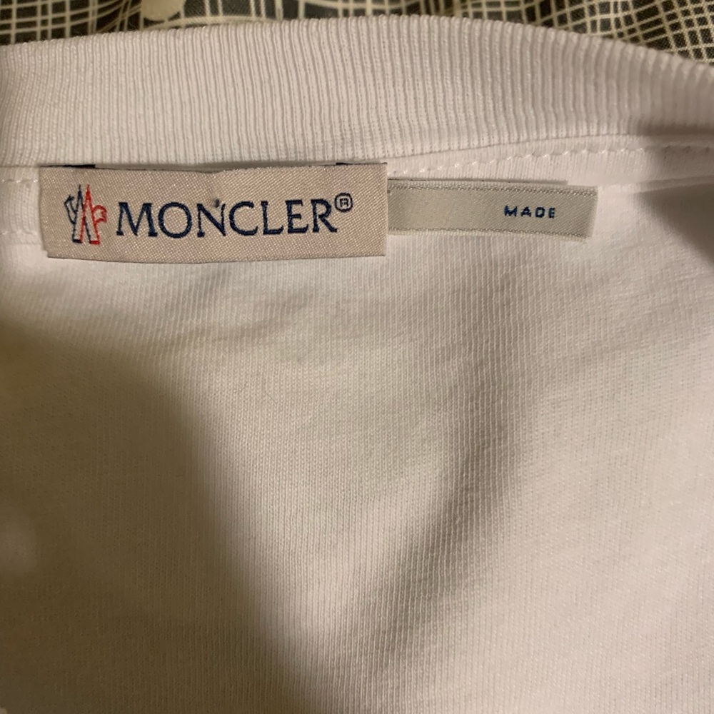 Moncler bring its sporty, fashion-forward attitude to a tee that pairs